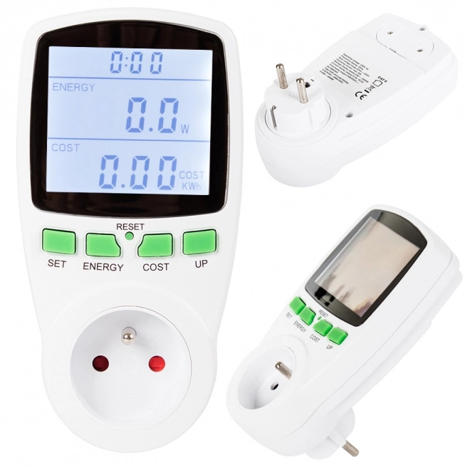 Wattmeter met LED-verlichting