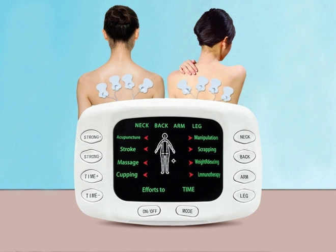 Elektrostimulator voor spieren en zenuwen MASSAGEKLEM