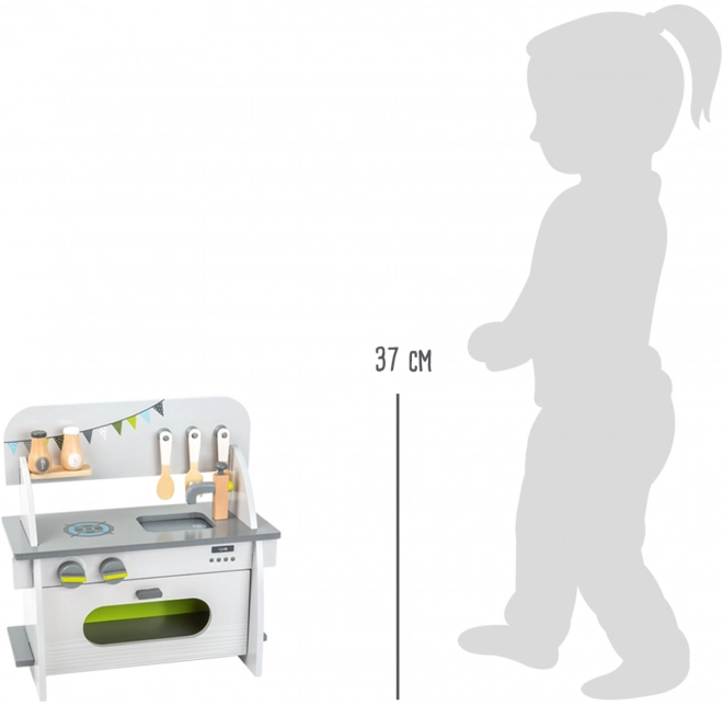 Houten keuken voor kinderen Compact