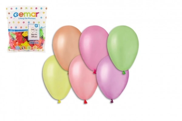 Opblaasbare ballonnen - Neon 100 stuks