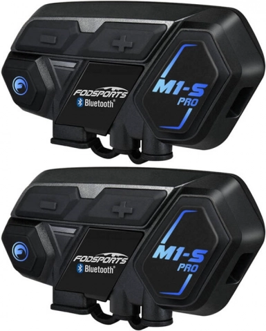 Intercom voor motorfietsen Fodsports M1-S Pro (2 stuks)