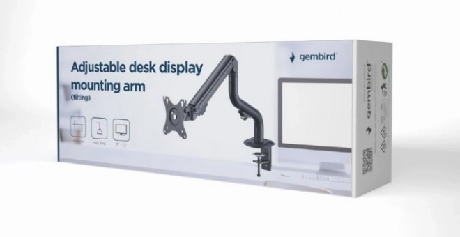 Verstelbare monitorarm voor bureau van 17 tot 32 inch, draagvermogen tot 8 kg