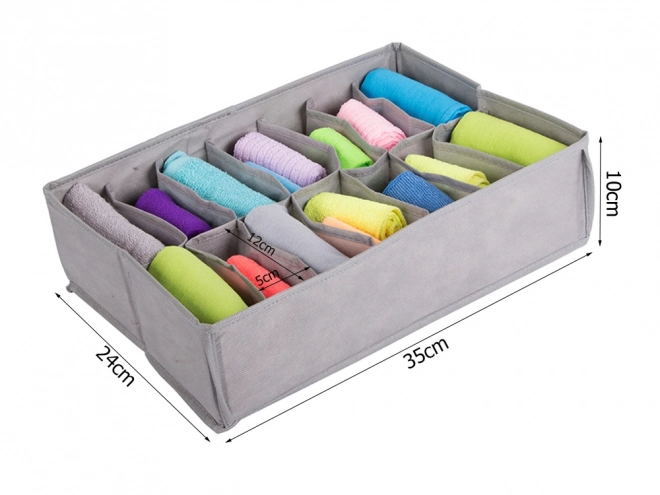 Textiele organizer voor ondergoed met 14 vakken