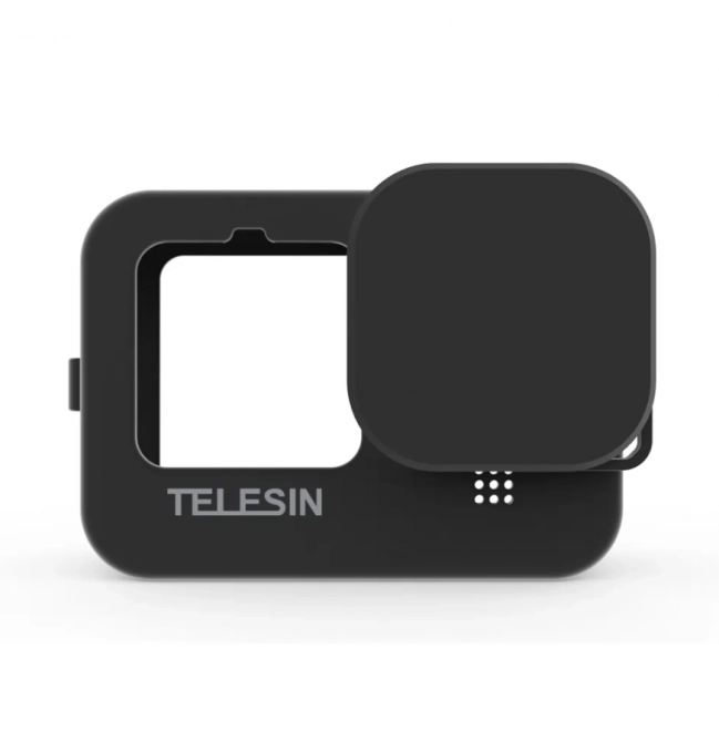 Siliconen hoesje voor GoPro Hero 9, 10, 11, 12 zwart