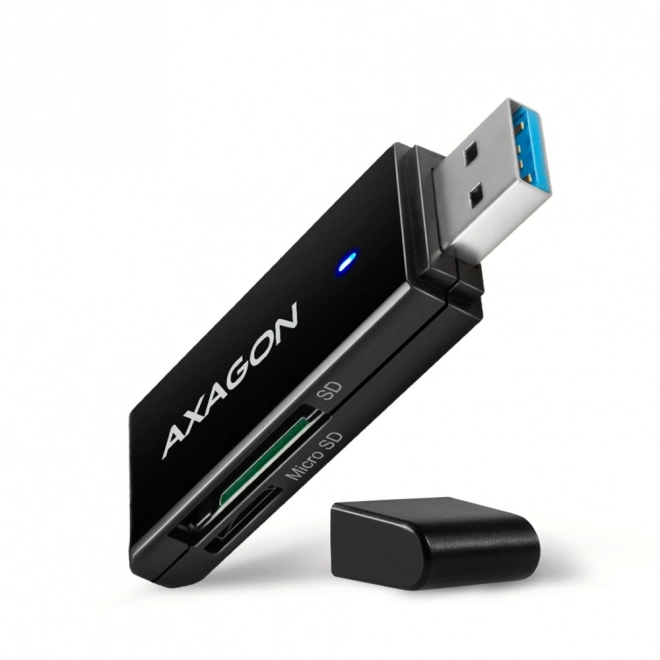 Externe USB-A 3.2 Gen 1 AXAGON-kaartenlezer met UHS-I ondersteuning