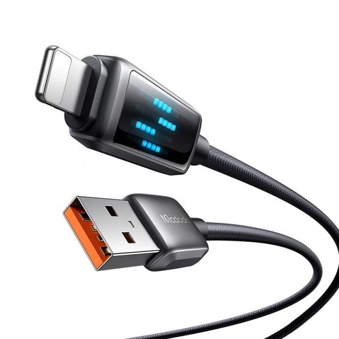 USB-A naar Lightning kabel Mcdodo met LED-display 1,2 m