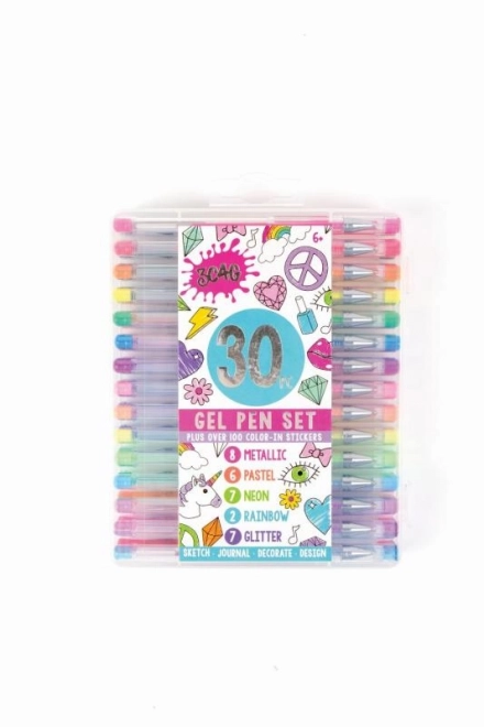 Gelpennen MAKE IT REAL - Set van 30 kleuren