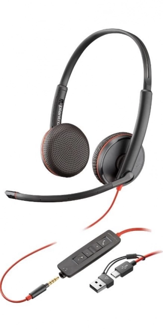 Koptelefoon Blackwire USB-C/A+3,5 mm