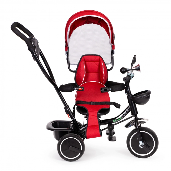 Driewieler met draaibare zitting Rood