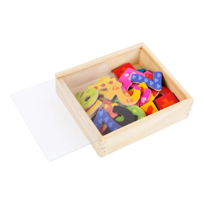 Small Foot houten gekleurde magnetische cijfers 40 stuks