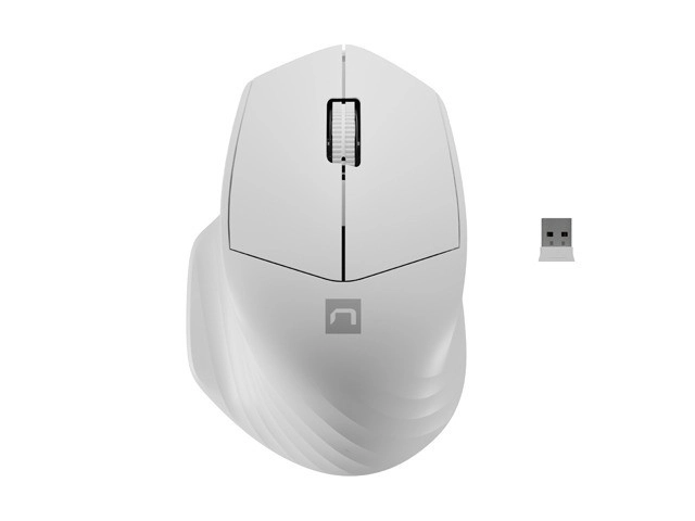 Draadloze muis Siskin 2 1600 DPI Bluetooth 5.0 + 2,4GHz – Wit