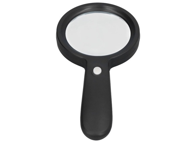 Handmatige loep met LED-verlichting 10x vergroting
