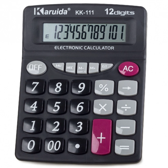 Kantoorbureaucalculator met grote cijfers
