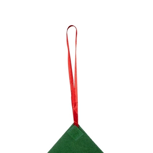 DIY vilten kerstboom met ornamenten 90 cm
