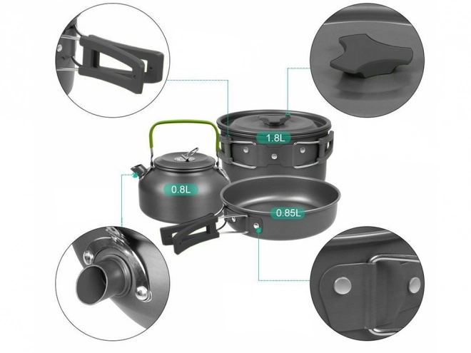 Set campingservies 18v1