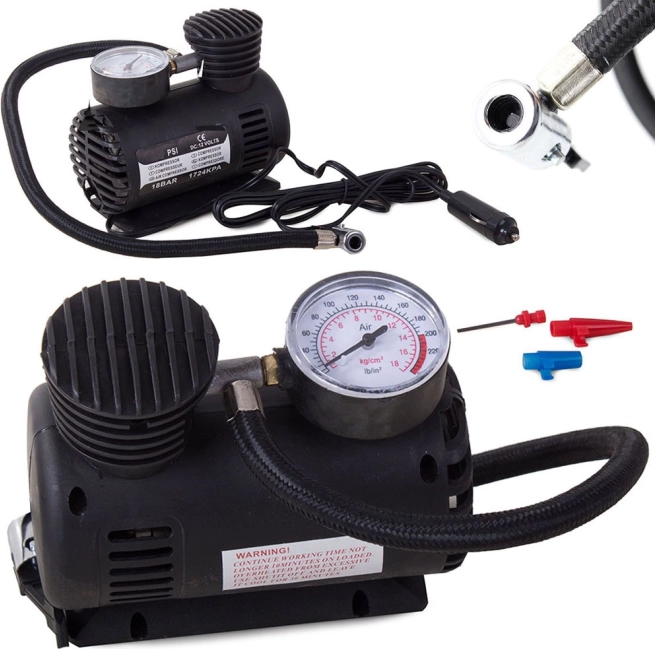 Draagbare mini-compressor voor auto 12V