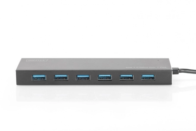 USB 3.0 hub 7-poorts, aluminium
