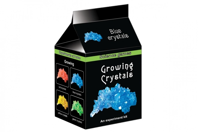 Mini chemische set groeiende kristallen - blauw