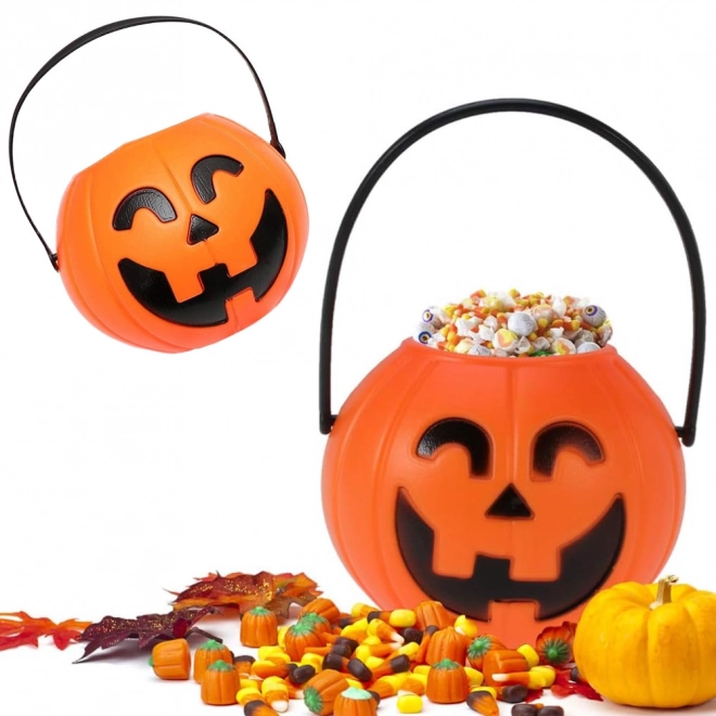 Pompoen emmer voor Halloween snoepjes
