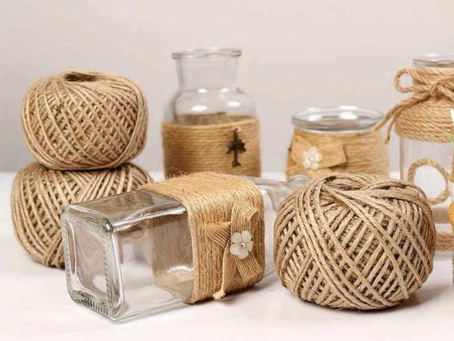 Natuurlijke juten touw 30m