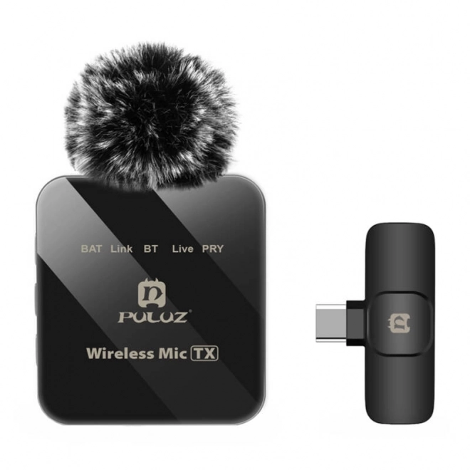 Draadloze lavalier microfoon PULUZ PU648B (USB-C)