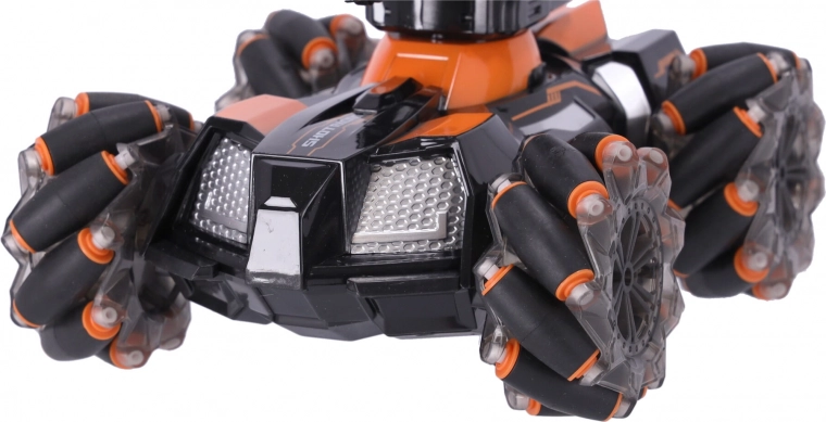 Beweging in alle richtingen dankzij rollerwielen