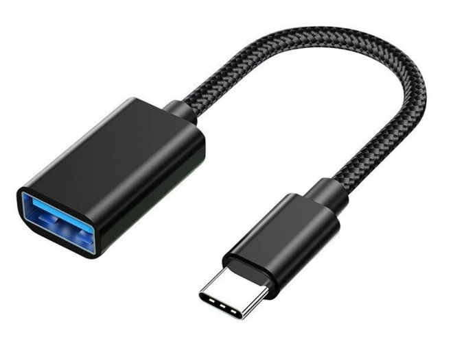 USB-C naar USB-A 3.0 OTG adapter met gevlochten kabel