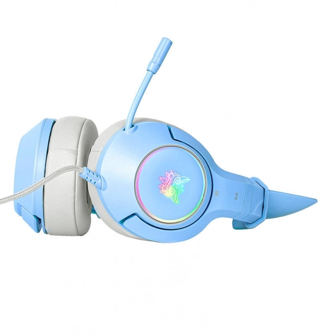 Gaming hoofdtelefoon met kattenoren ONIKUMA K9 blauw