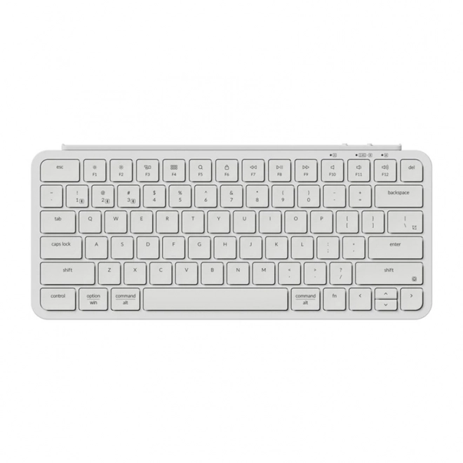 Ultra dunne draadloze toetsenbord Keychron B1 Pro 2.4G wit