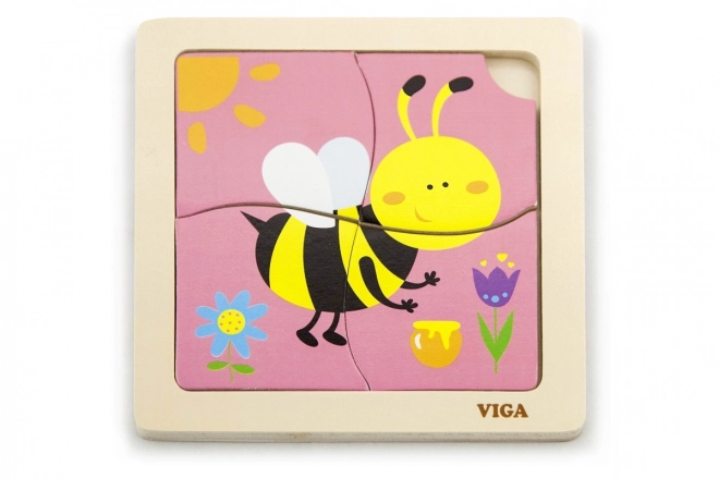 Houten puzzel bij van Vigo