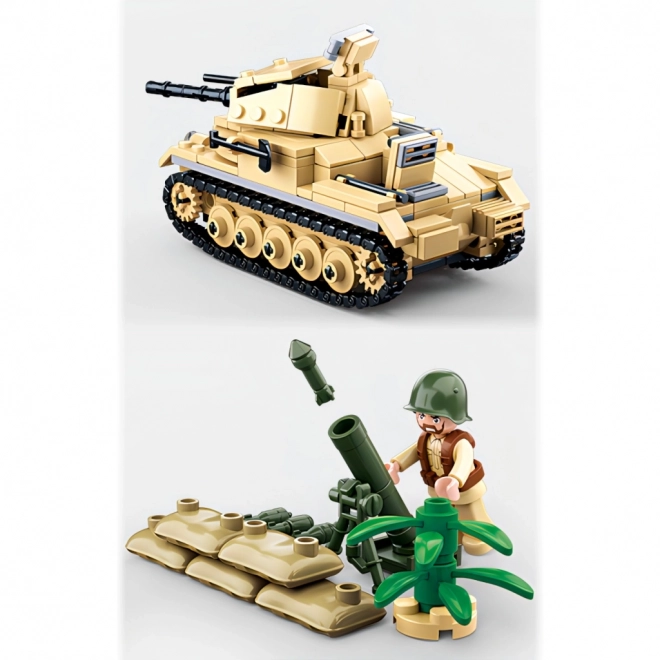 Sluban Tweede Wereldoorlog M38-B0691 Duitse tank Panzer II