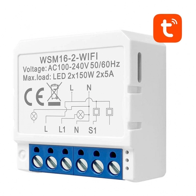 Slimme WiFi-schakelmodule Avatto WSM16 TUYA