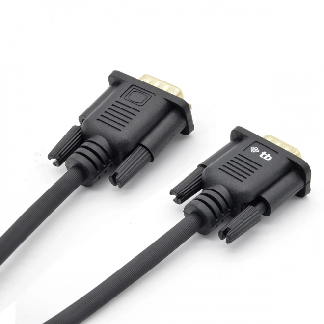 VGA-kabel 1,8 m zwart verguld
