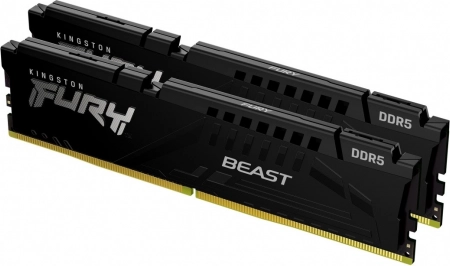 geheugen ddr5 kingston fury beast 32 gb (2×16 gb) 6000 mhz cl36 expo zwart