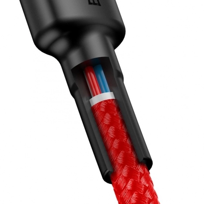 Kabel Baseus Cafule USB-C PD2.0 60W 2m Rood