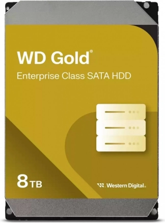 WD Gold Enterprise-klasse 8TB SATA HDD