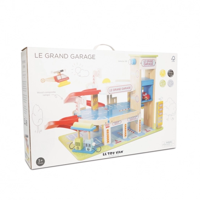 Houten speelgoed Le Grand Garage