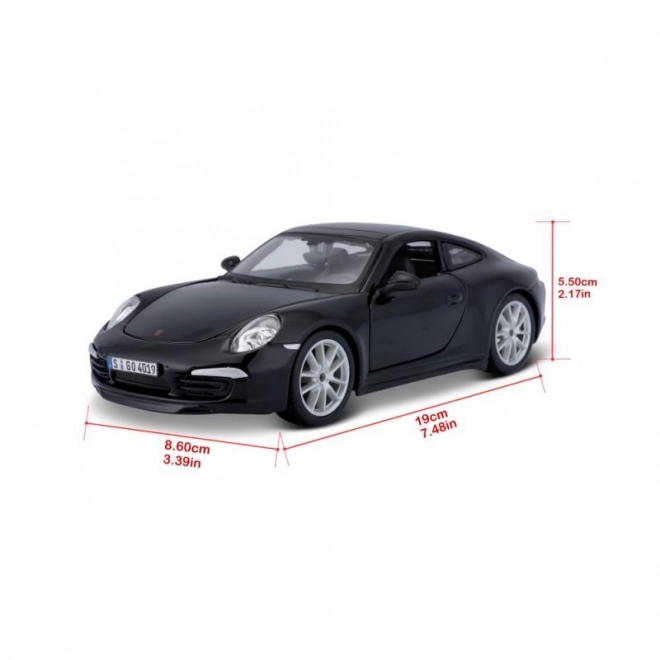 Modelauto Porsche 911 Carrera S zwart