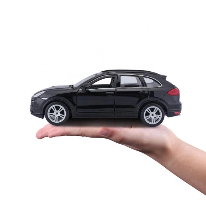 Metalen model Porsche Cayenne Turbo zwart 1/24