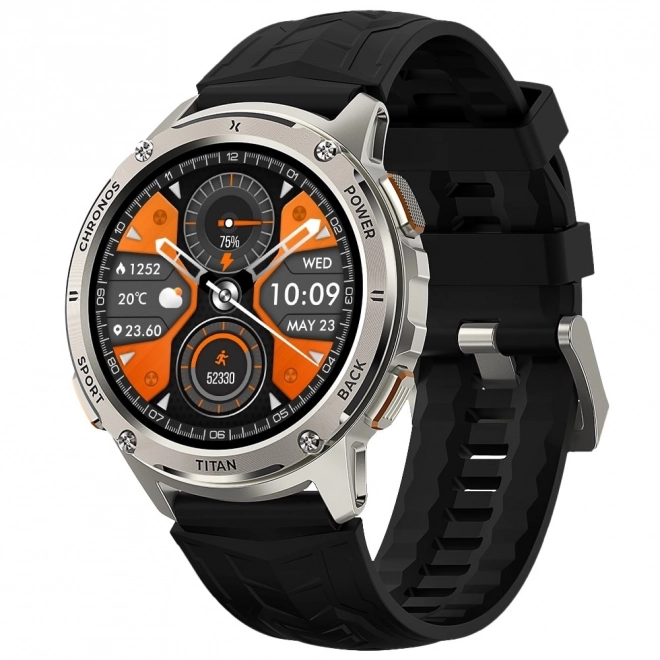 Slimme horloge Titan Chronos zilverkleurig