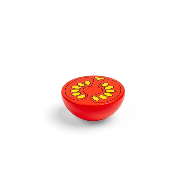 Houten tomaat helft van Bigjigs Toys