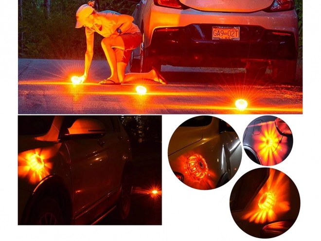 Sterk Waarschuwingslicht met 360° LED en Magneet