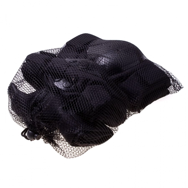 Helm + bescherming voor het rijden op rolschaatsen, skateboard, fiets - blauw en zwart, maat M