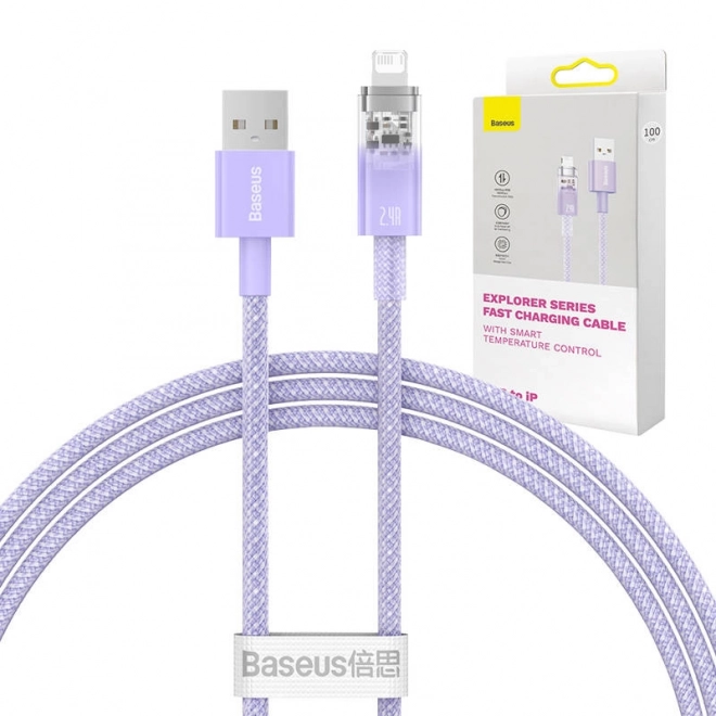 Sneloplaadkabel USB-A naar Lightning Baseus Explorer Series 1m