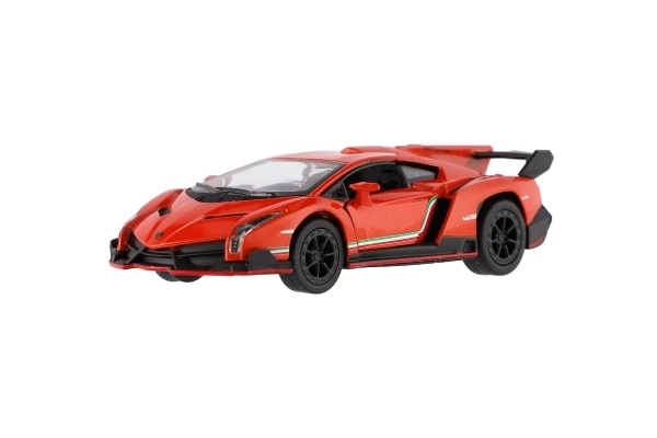 Modelauto Lamborghini Veneno metaal/plastic 13 cm met opwindmechanisme