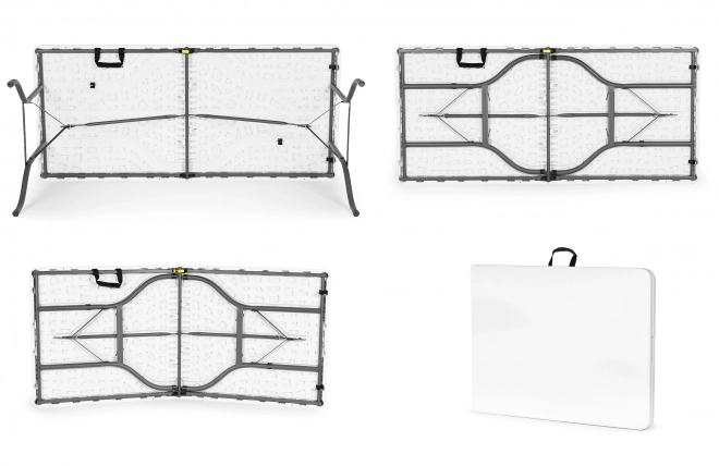 Opvouwbare cateringtafel 153 cm wit MultiGarden