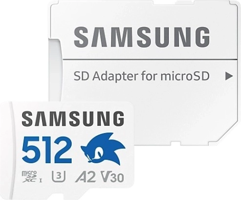 Samsung PRO Plus microSDXC 512 GB met adapter U3 A2 V30