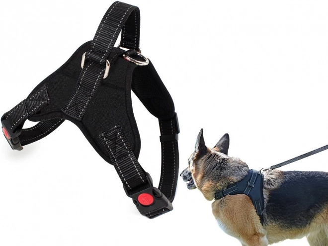 Stevig, niet-drukkend harnas voor honden, maat L