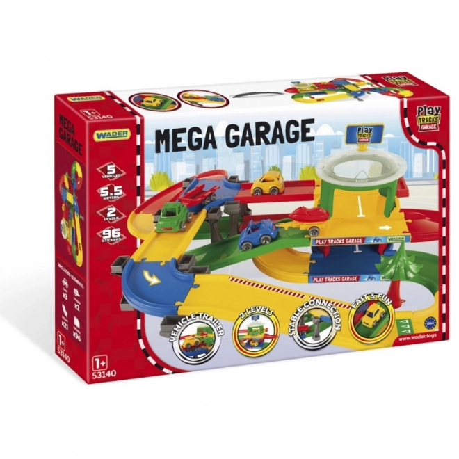 Garage met mega baan