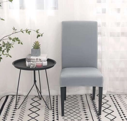Stoelbekleding - grijze velours Ruhhy 22979